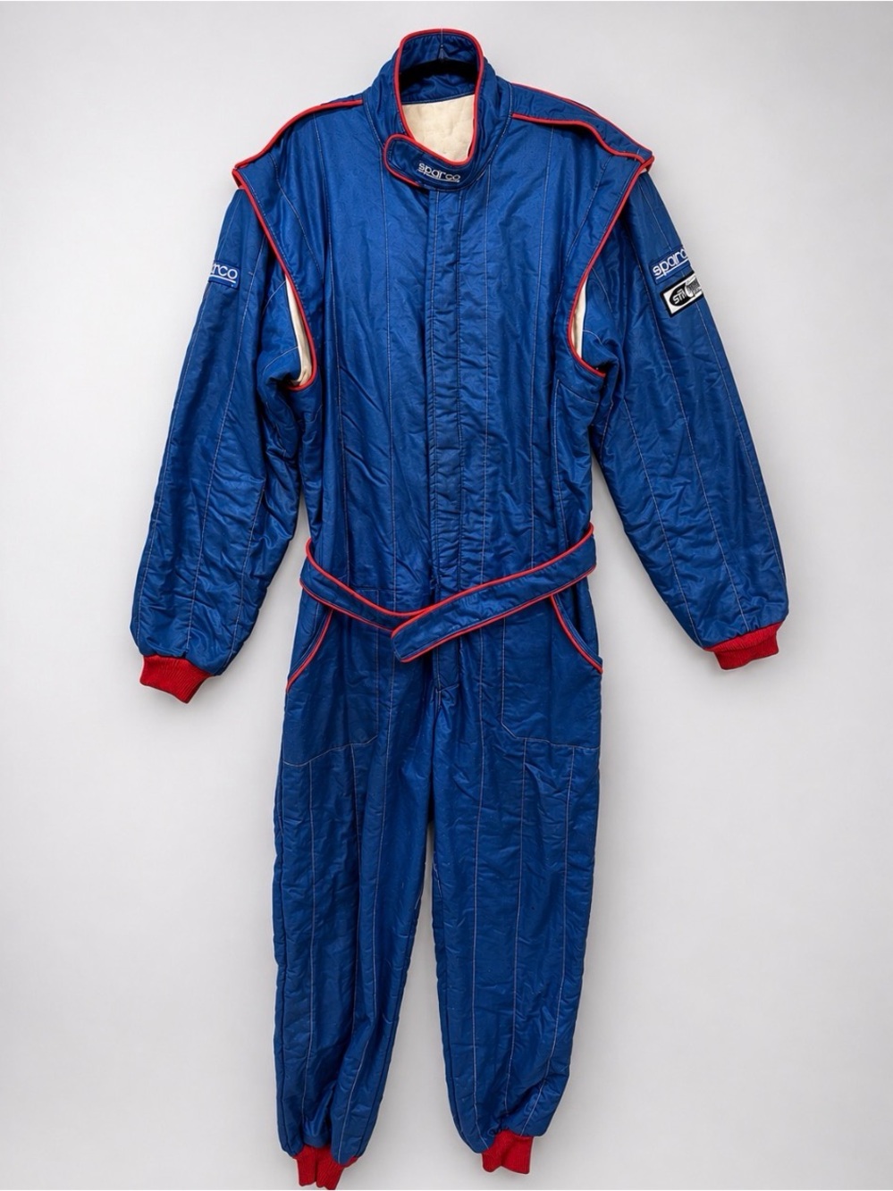Sparco Vintage R506 Racing Suit Blue Red Size 60 FIA Approved 2005